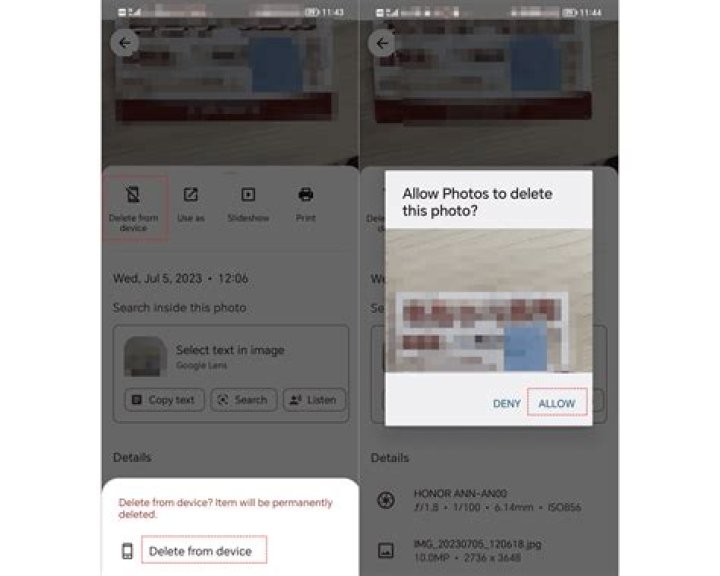 Why does Google Photos keep deleted photos?