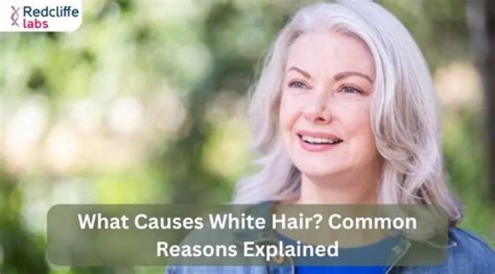 Why does hair turn white?