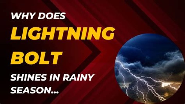 Why does lightning turn red?