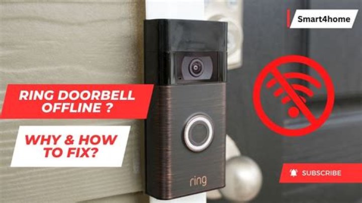 Why Does My Ring doorbell keep going offline at night?