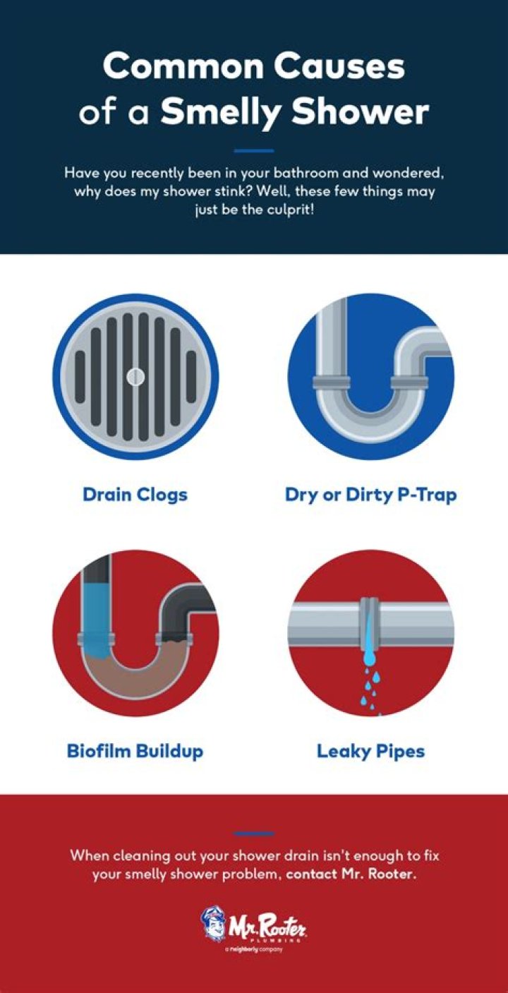 Why does my shower drain smell like sewer?