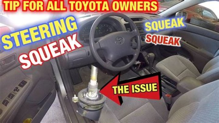 Why does my steering wheel squeak?