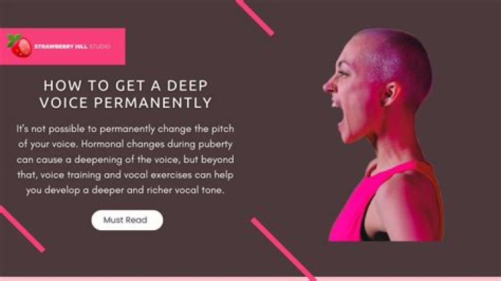Why does my voice get deeper after workout?