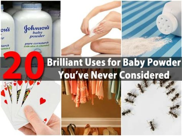 Why is baby powder not recommended?