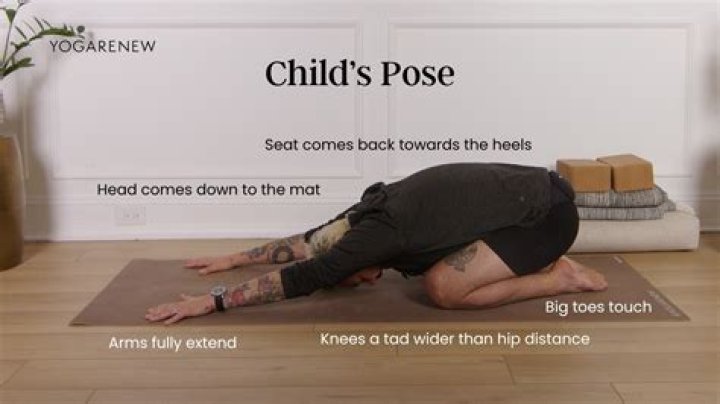 Why is child's pose painful?