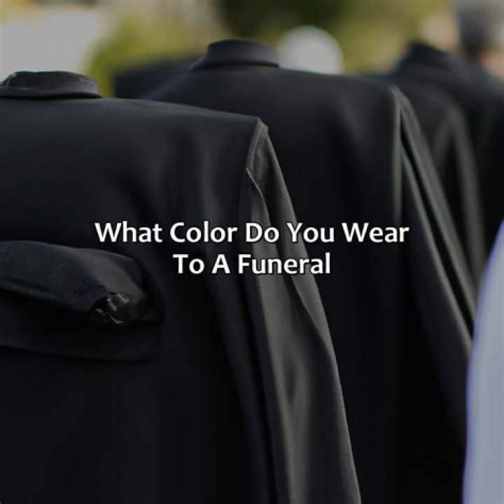 Why is it disrespectful to wear bright colors to a funeral?