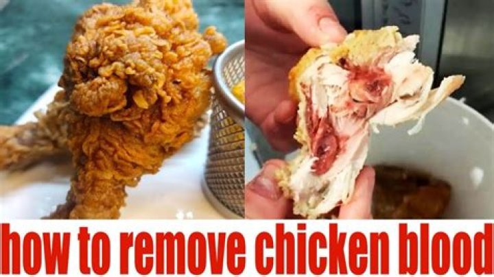Why is my chicken bleeding when I cook it?
