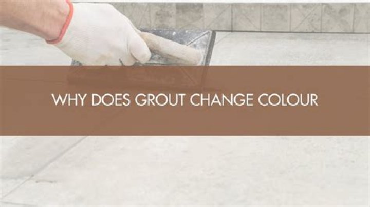 Why is my GREY grout turning black?
