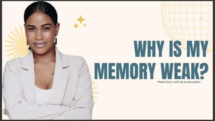 Why is my memory weak?