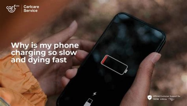 Why is my phone charging slow and dying fast?