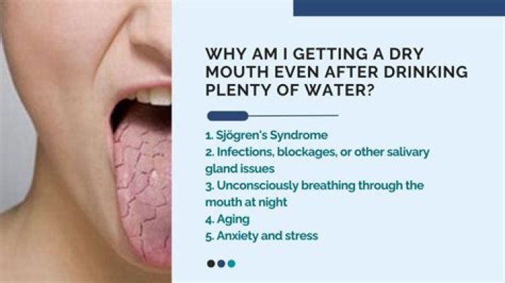 Why is my throat so dry even after drinking water?