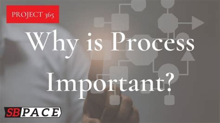 Why is process important?