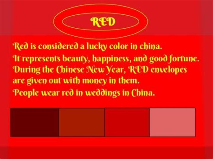 Why is red lucky in China?