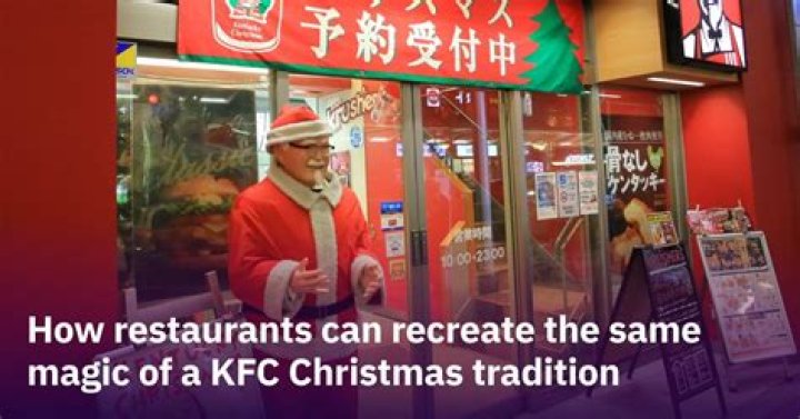 Why Japanese eat KFC for Christmas?