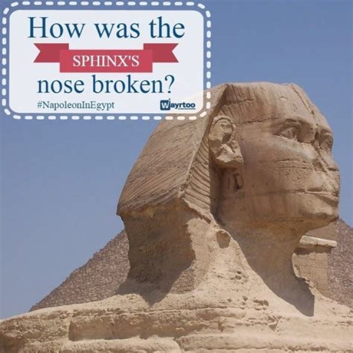 Why was the Sphinx nose removed?