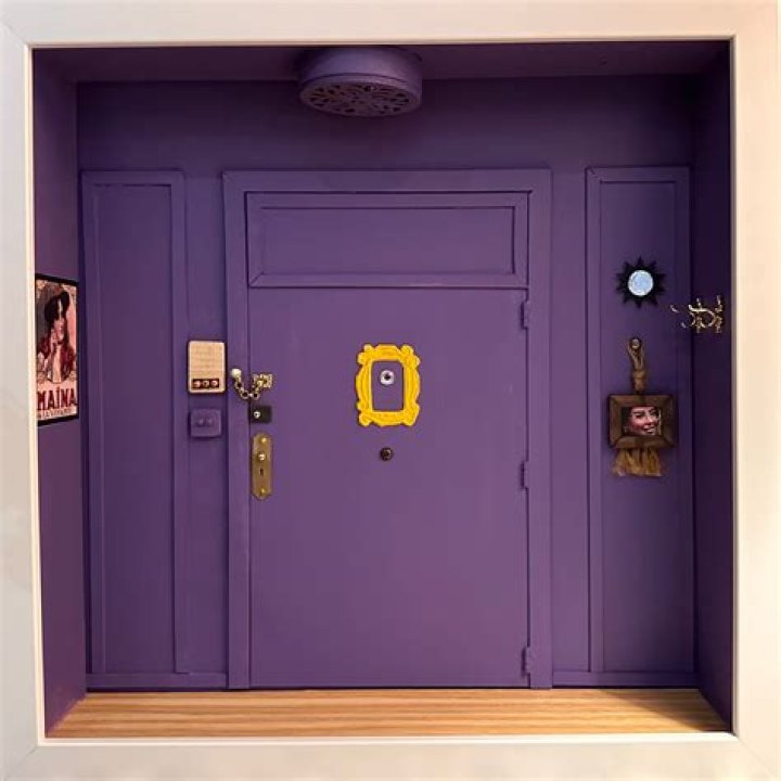 Why was there a frame on Monica's door?