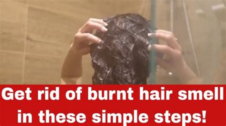 Will burnt hair smell go away?