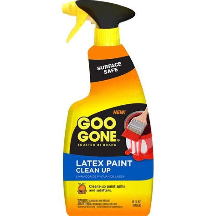 Will Goo Gone remove latex paint?