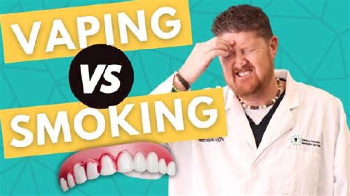 Will stopping vaping help my gums?