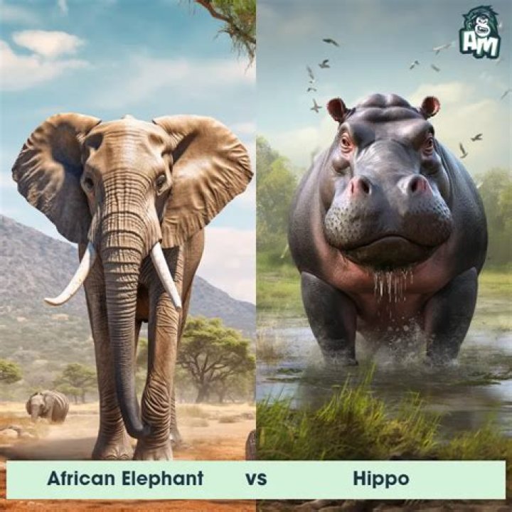 Would a hippo beat an elephant?